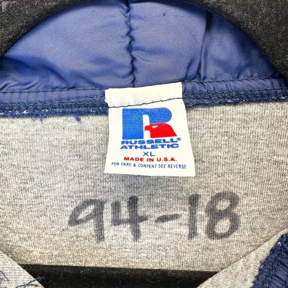 Vintage Russell Athletic Girls XL Track & Field Pullover Windbreaker Jacket - Picture 5 of 6